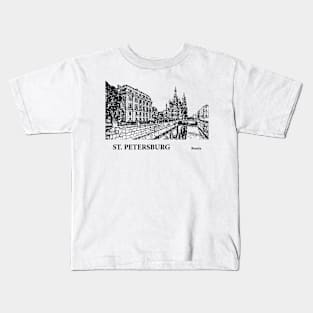 Saint Petersburg - Russia Kids T-Shirt